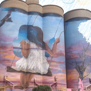 Ekphrastic Challenge #8, Sea Lake silo by Jo Curtain