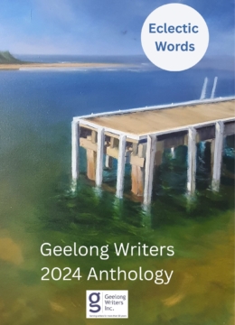 GW 2024 Anthology Cover - 1 Painting of The Pier by artist Julie Rysdale